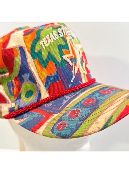 Vintage Texas State Seniors Longview Tx Baseball Trucker Cap Hat 1995 main image 4